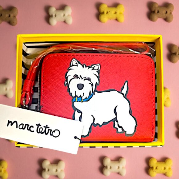 Marc Tetro Handbags - Marc Tetro 🆕️ Westie Terrier Wristlet Wallet